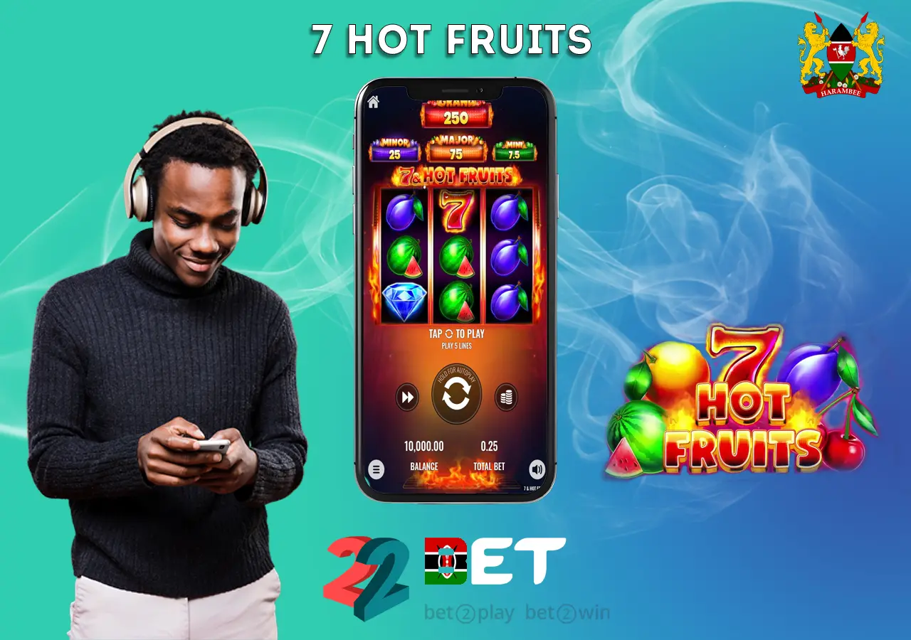 Simple slot machine 7 Hot Fruits
