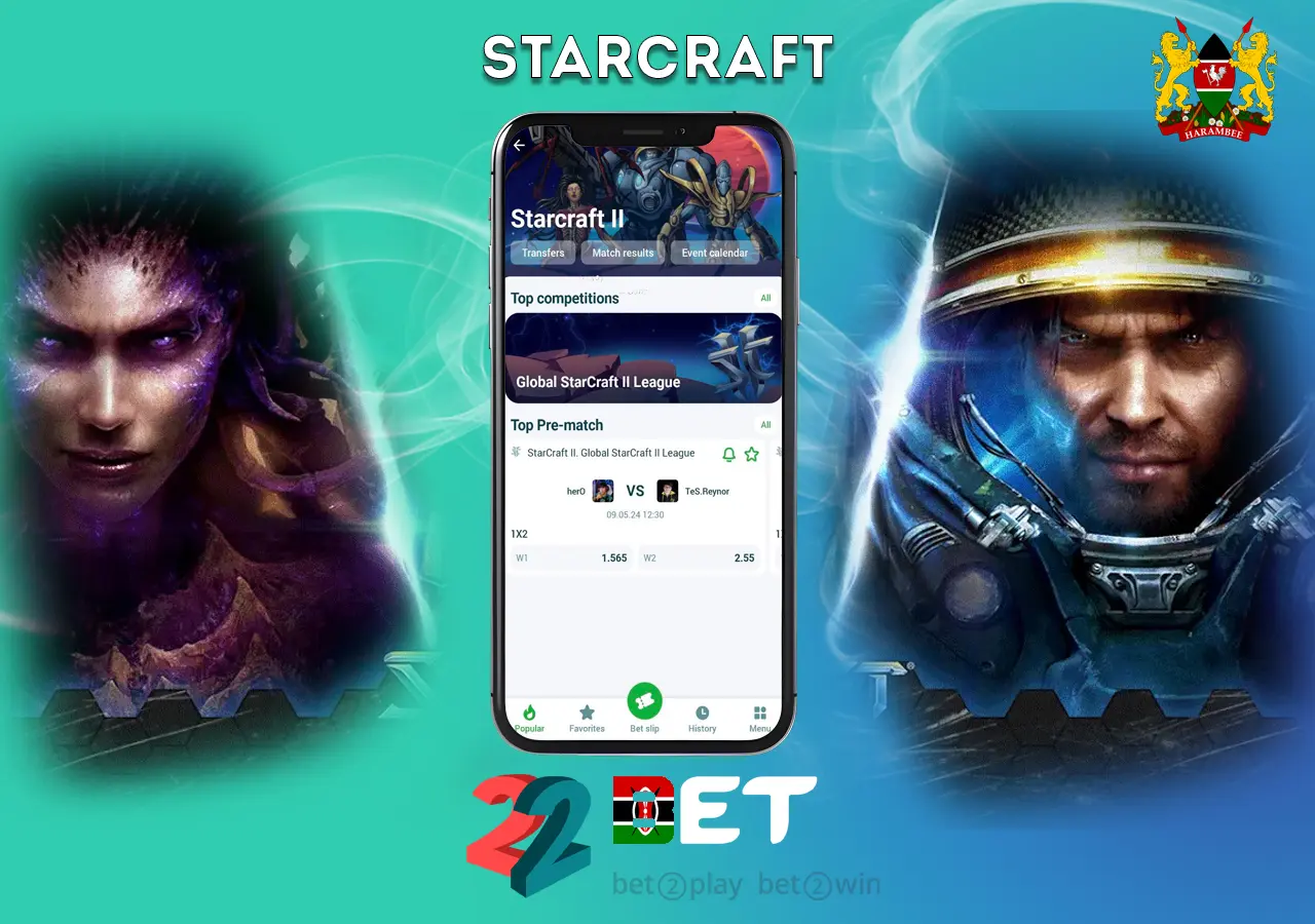 Online betting on StarCraft